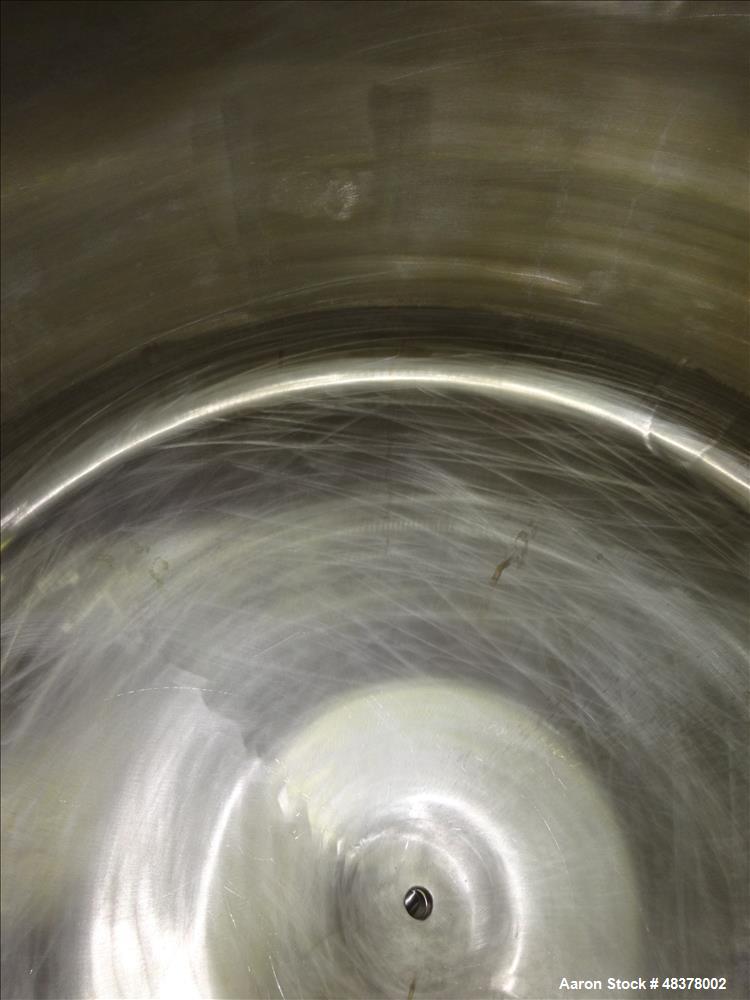 Used Four Corp Pressure Tank, Approximately 80 Gallon, 316L Stainless Steel, Ve