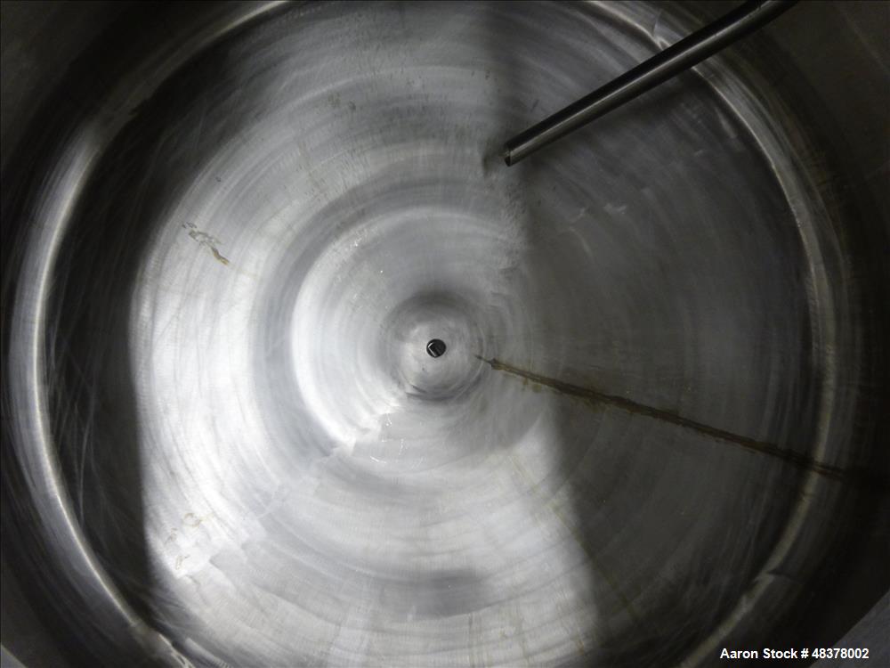Used Four Corp Pressure Tank, Approximately 80 Gallon, 316L Stainless Steel, Ve
