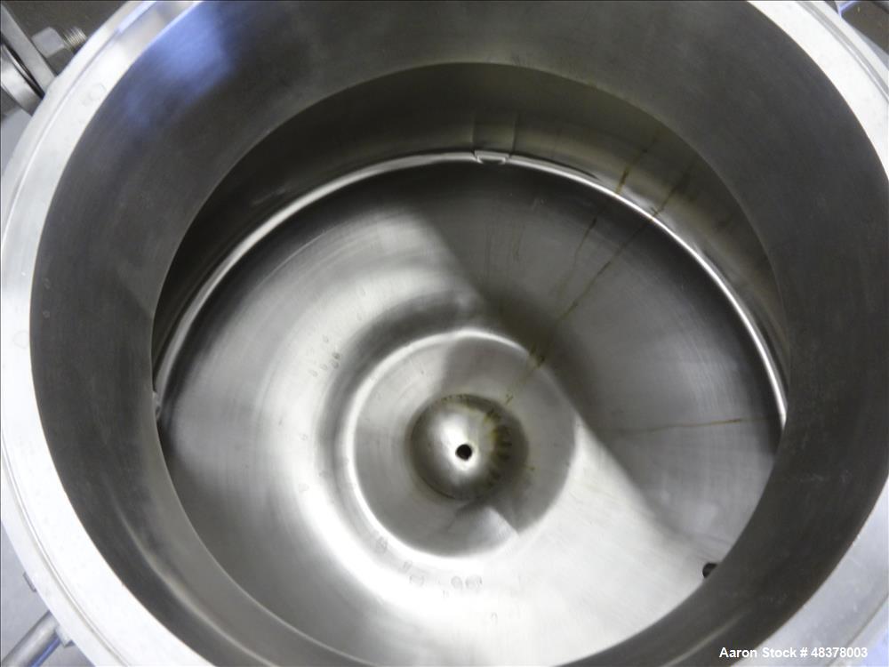 Used Four Corp Pressure Tank, Approximately 80 Gallon, 316L Stainless Steel, Ve