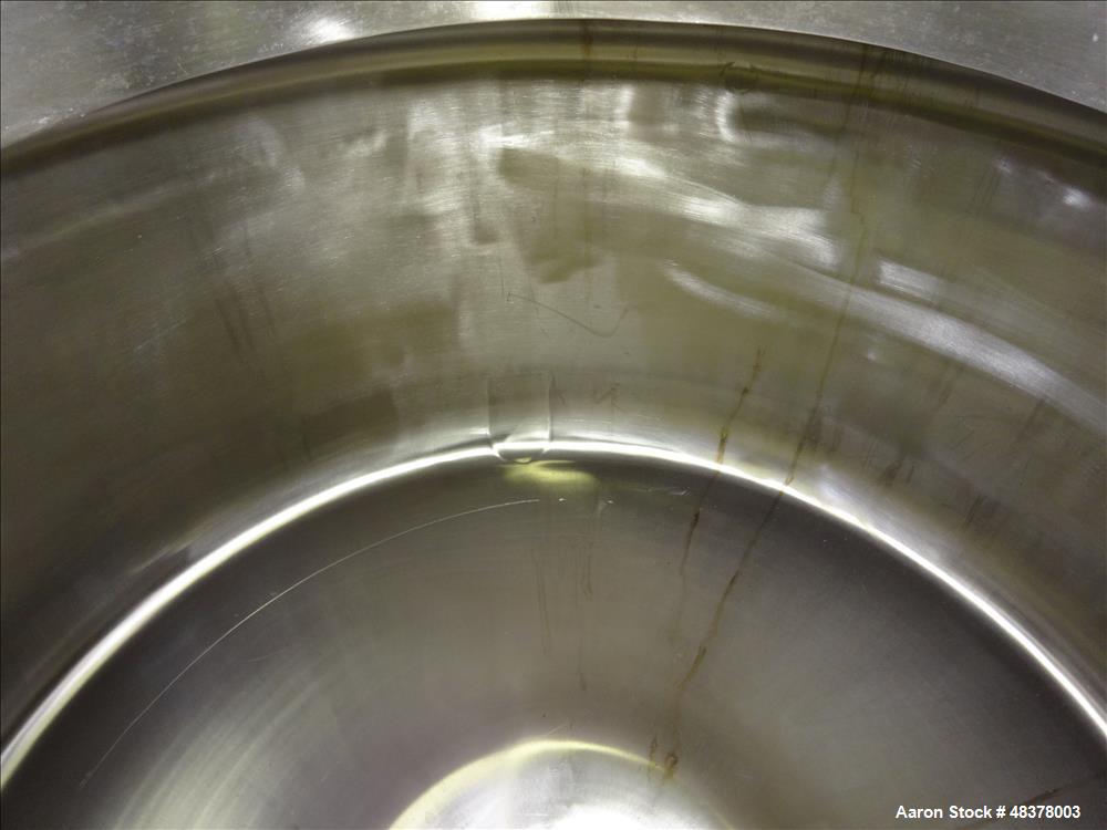 Used Four Corp Pressure Tank, Approximately 80 Gallon, 316L Stainless Steel, Ve