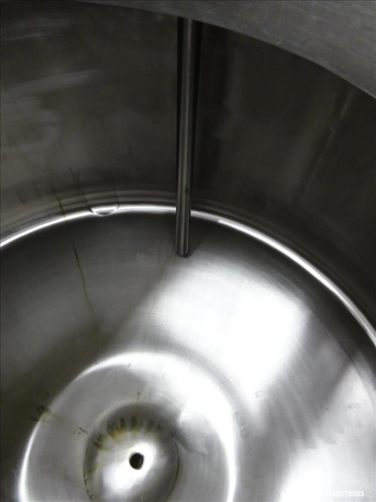 Used Four Corp Pressure Tank, Approximately 80 Gallon, 316L Stainless Steel, Ve