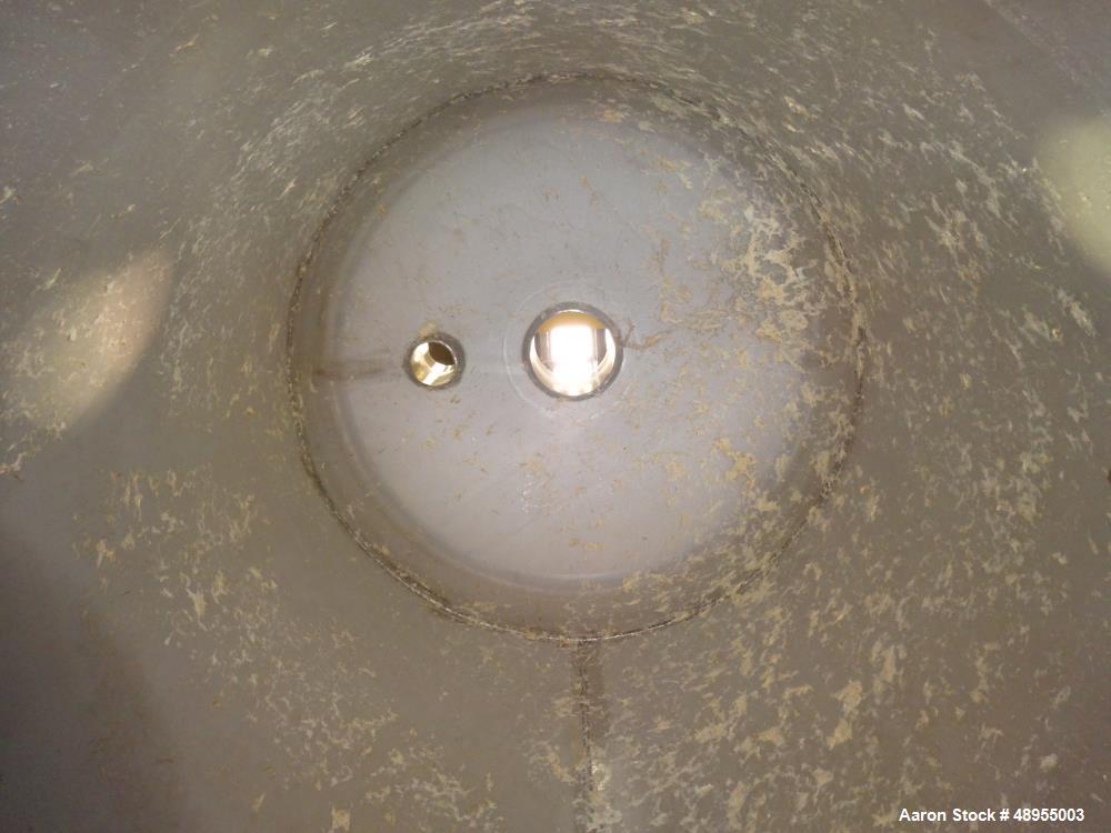 Used Four Corp Pressure Tank, Approximately 275 Gallon, 304 Stainless Steel.