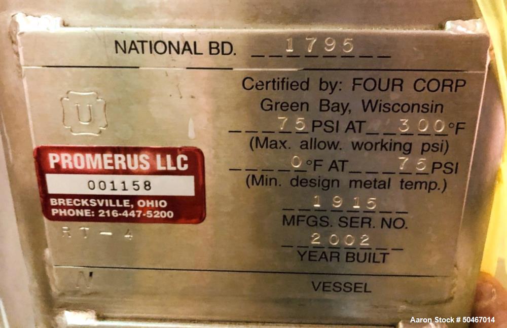 Used 50 gallon Four Corp receiver tank