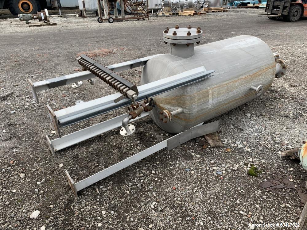 Used Gaspar 150 Gallon Receiver Tank, Stainless Steel.