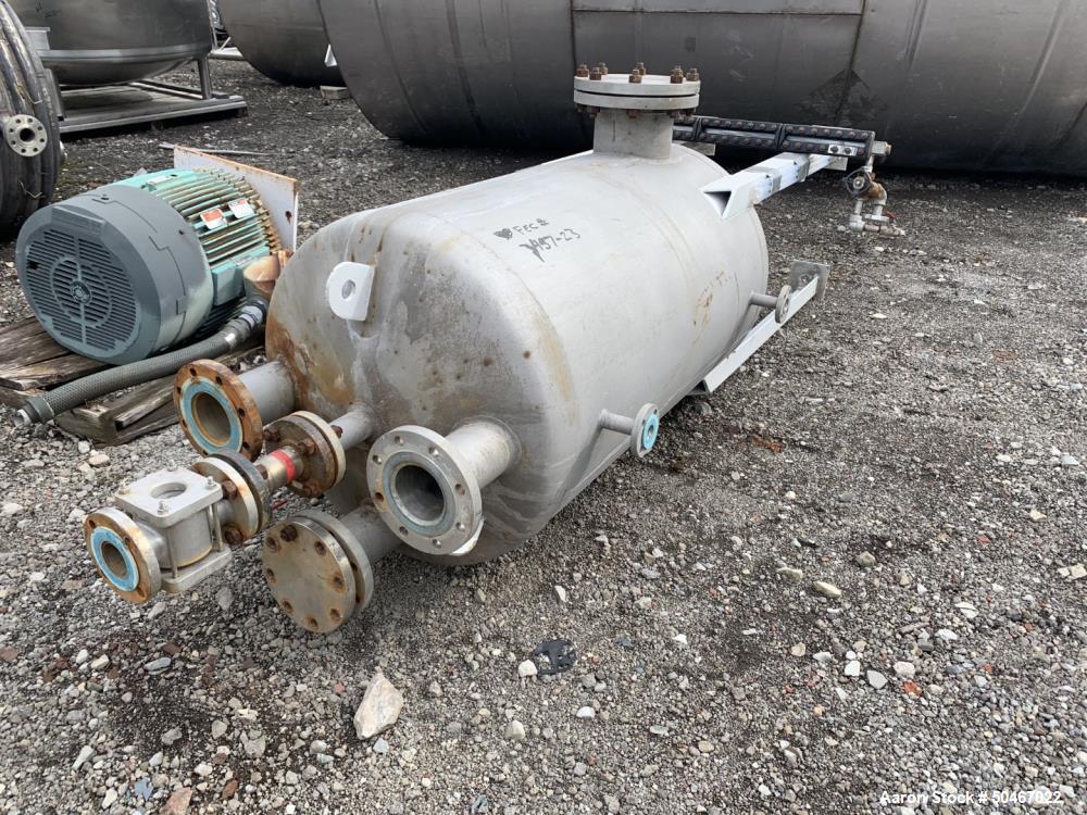 Used Gaspar 150 Gallon Receiver Tank, Stainless Steel.
