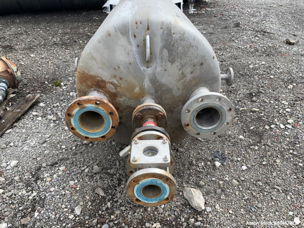 Used Gaspar 150 Gallon Receiver Tank, Stainless Steel.