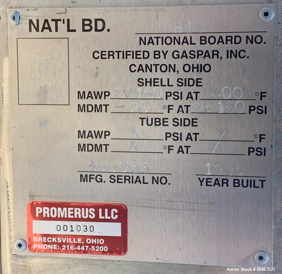 Used 25 gallon Gaspar receiver tank