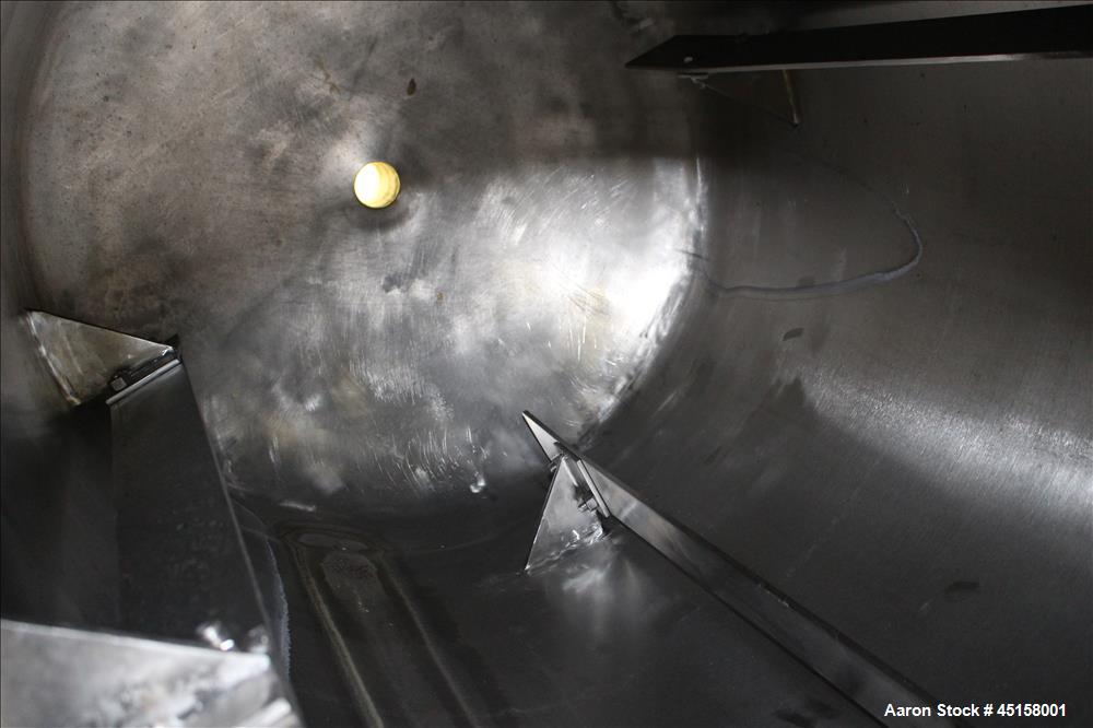Used 400 Liter Stainless Steel Gaston County Pressure Tank, Model PMGA4-14,