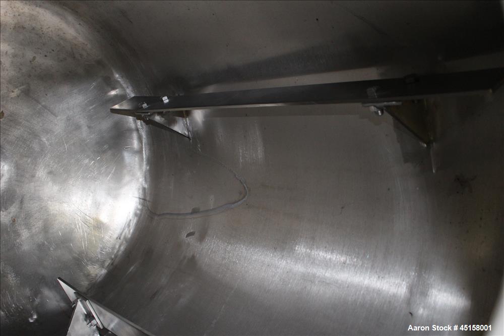 Used 400 Liter Stainless Steel Gaston County Pressure Tank, Model PMGA4-14,