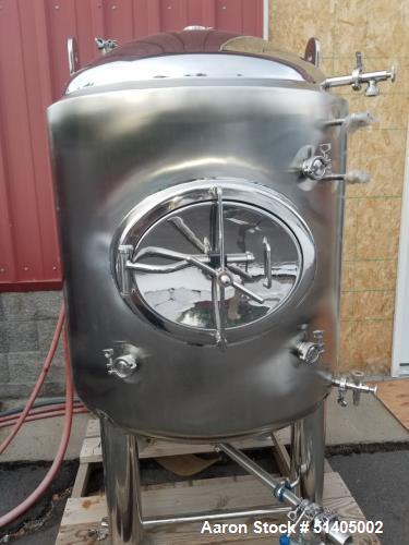 Used- Glacier Tanks 5 BBL Jacketed Brewery Tank