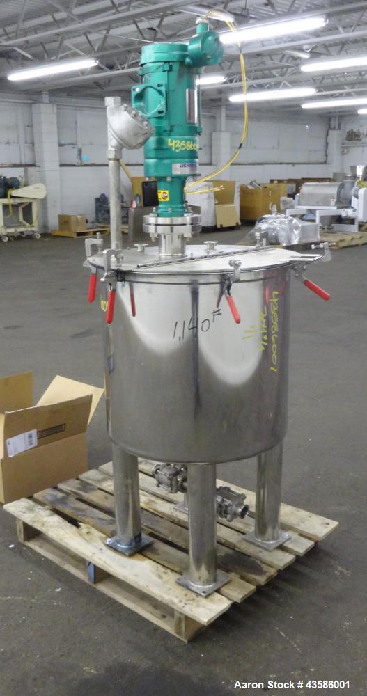 Used Graco Mixing System consisting of: (1) 45 Gallon Stainless Steel Graco Tan