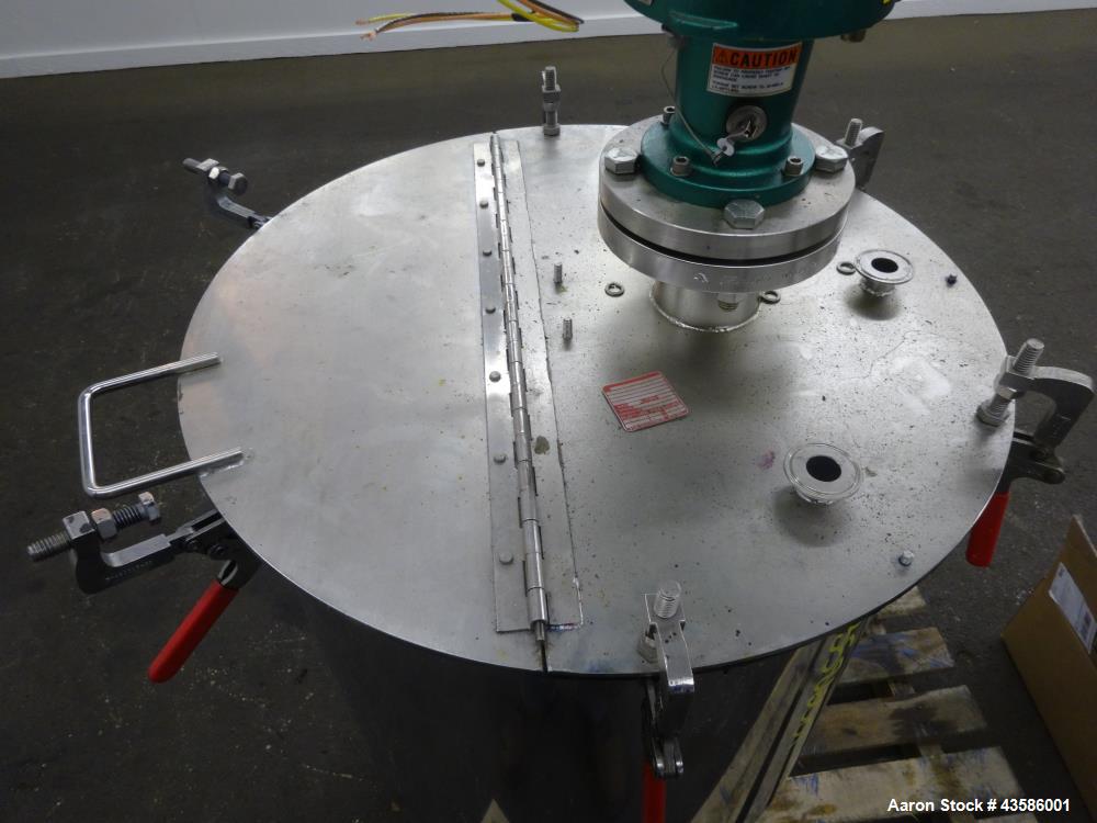Used Graco Mixing System consisting of: (1) 45 Gallon Stainless Steel Graco Tan