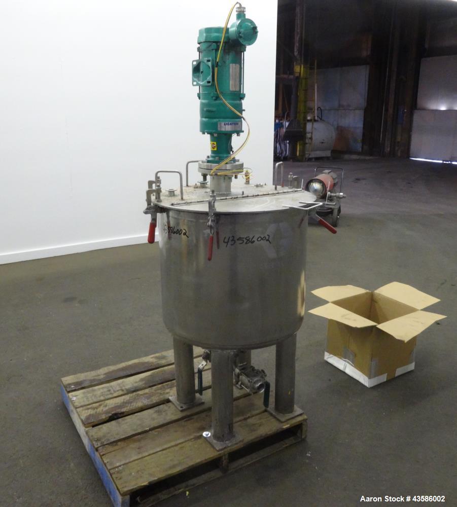 Used- Graco Mixing System consisting of: (1) 45 Gallon Stainless Steel Graco Tan