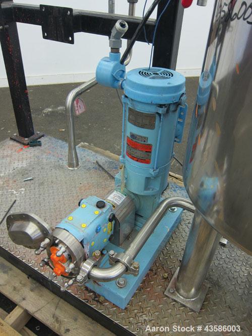 Used Graco Mixing System consisting of: (1) 45 Gallon Stainless Steel Graco Tan