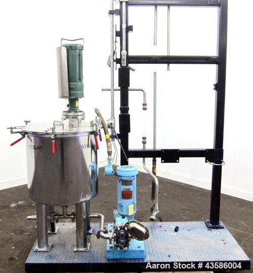 Used Graco Mixing System consisting of: (1) 45 Gallon Stainless Steel Graco Tan