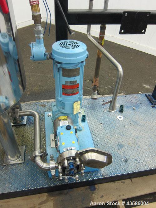 Used Graco Mixing System consisting of: (1) 45 Gallon Stainless Steel Graco Tan