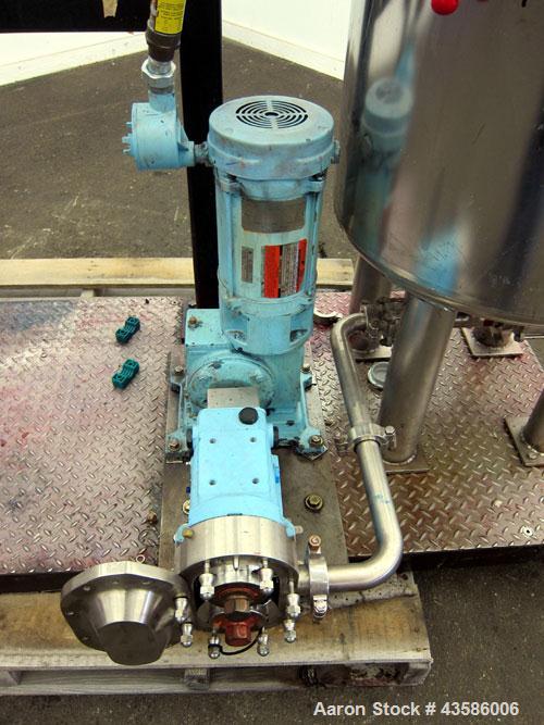 Used Graco Mixing System consisting of: (1) 45 Gallon Stainless Steel Graco Tan