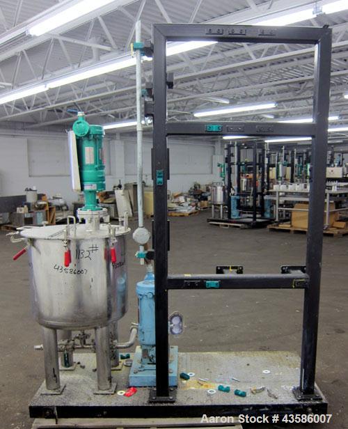 Used Graco Mixing System consisting of: (1) 45 Gallon Stainless Steel Graco Tan