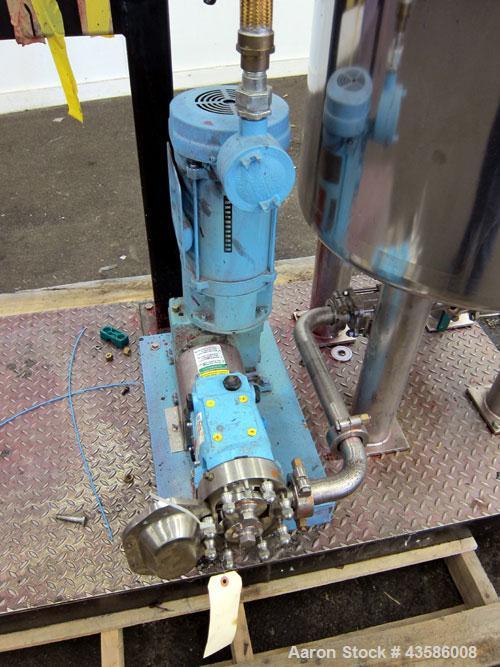 Used Graco Mixing System consisting of: (1) 45 Gallon Stainless Steel Graco Tan