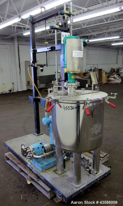 Used Graco Mixing System consisting of: (1) 45 Gallon Stainless Steel Graco Tan
