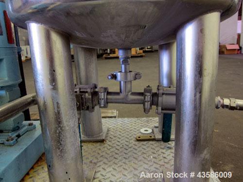 Used- Graco Mixing System consisting of: (1) 45 Gallon Stainless Steel Graco Tan