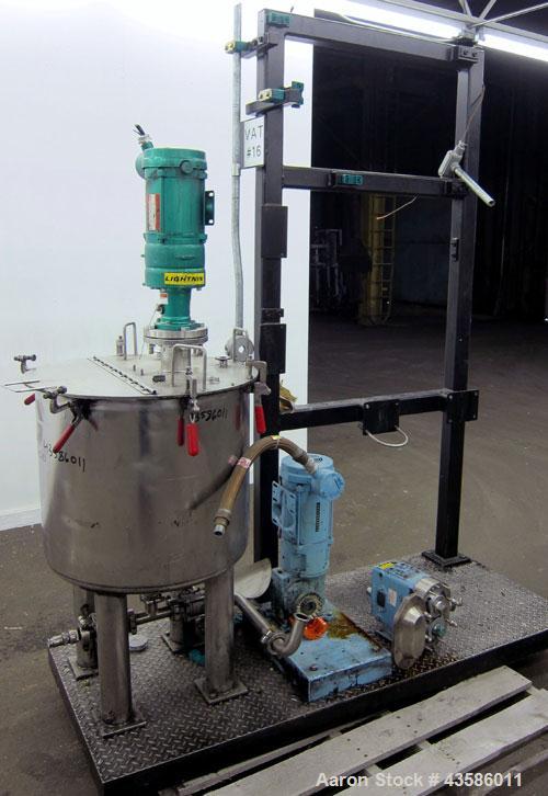 Used Graco Mixing System consisting of: (1) 45 Gallon Stainless Steel Graco Tan