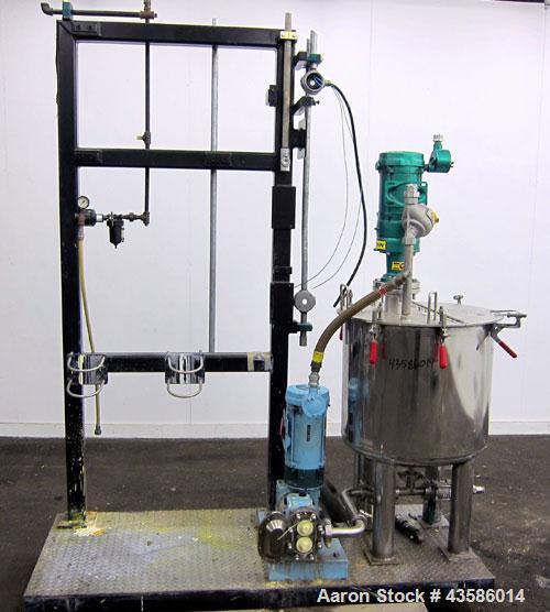 Used Graco Mixing System consisting of: (1) 45 Gallon Stainless Steel Graco Tan