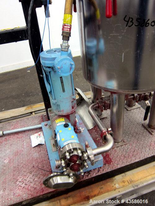 Used Graco Mixing System consisting of: (1) 45 Gallon Stainless Steel Graco Tan