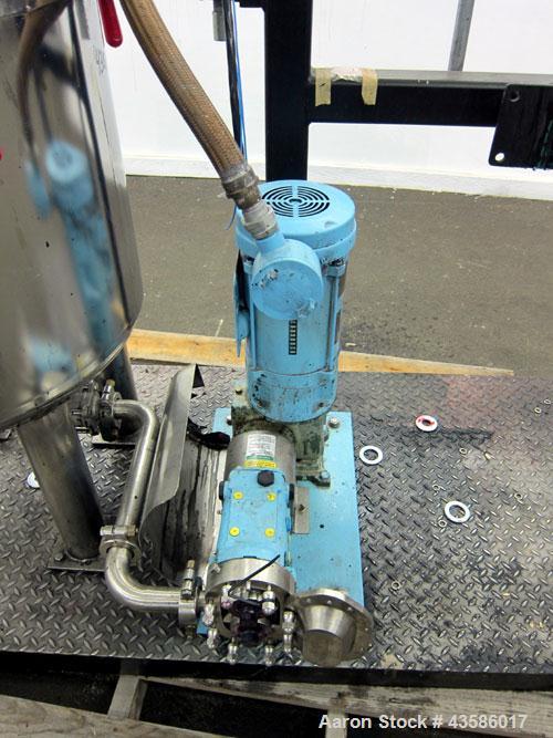Used Graco Mixing System consisting of: (1) 45 Gallon Stainless Steel Graco Tan