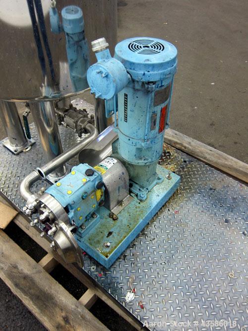 Used Graco Mixing System consisting of: (1) 45 Gallon Stainless Steel Graco Tan