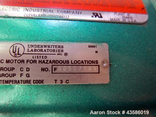 Used Graco Mixing System consisting of: (1) Graco tank, 45 gallon, 304 stainless steel. 24" Diameter x 21" straight side, open top with a 1/3 hinged clamp down cover, dished bottom. Approximate 1/2" ...