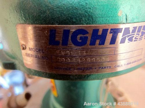 Used Graco Mixing System consisting of: (1) Graco tank, 45 gallon, 304 stainless steel. 24" Diameter x 21" straight side, open top with a 1/3 hinged clamp down cover, dished bottom. Approximate 1/2" ...