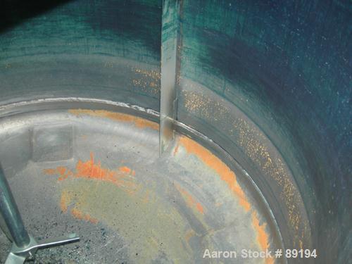USED: Graco tank, 100 gallon, 304 stainless steel, vertical. 30" diameter x 20" straight side. Flat bolt on top with 1/4 hinged cover, dish bottom. Top entering Lightnin agitator, model XJCK-43. 1" d...