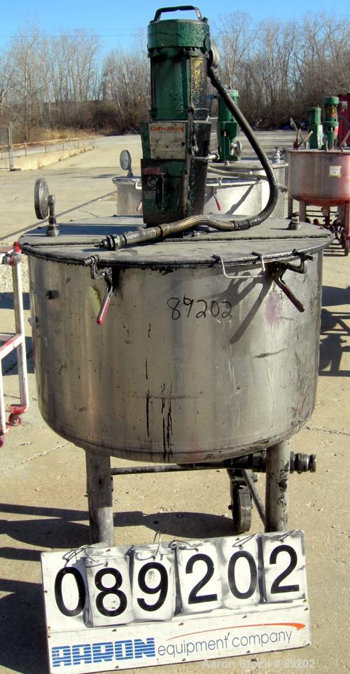 USED: 100 Gallon Stainless Steel Graco Tank, Model XJCK-43