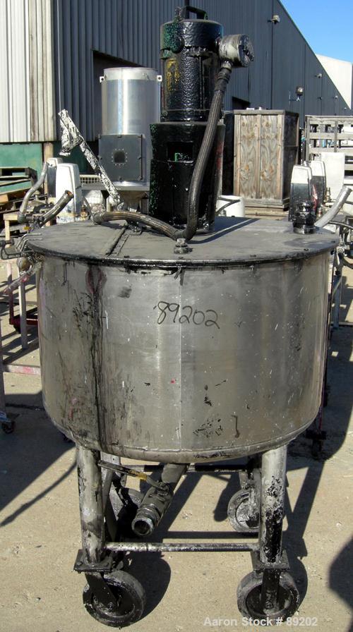USED: 100 Gallon Stainless Steel Graco Tank, Model XJCK-43