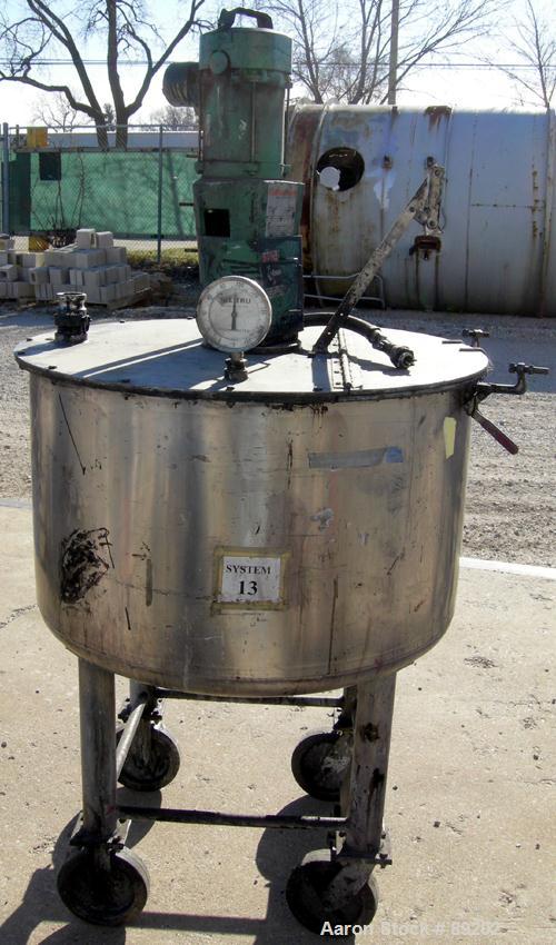 USED: 100 Gallon Stainless Steel Graco Tank, Model XJCK-43