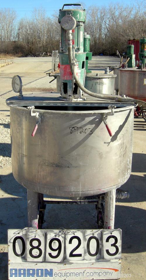 USED: 100 Gallon Stainless Steel Graco Tank, Model XJCK-44