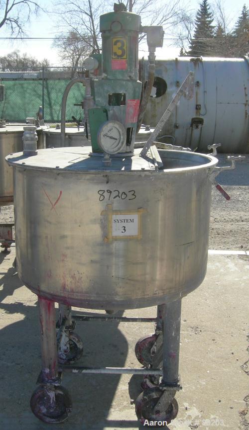 USED: 100 Gallon Stainless Steel Graco Tank, Model XJCK-44