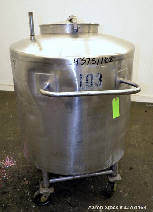 Used 100 Gallon Stainless Steel Groen Tank