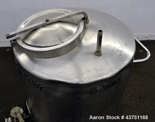 Used 100 Gallon Stainless Steel Groen Tank
