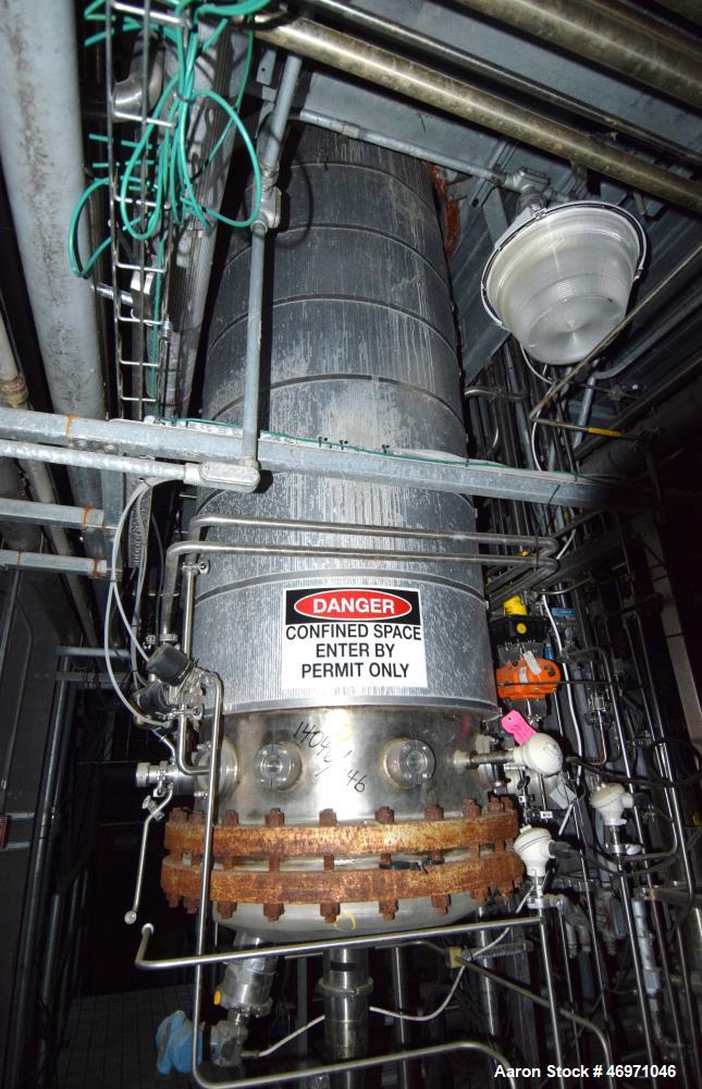 Used Groen Pressure Tank, Approximate 450 Gallons, 316 Stainless Steel
