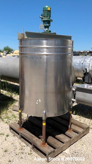 Used- Groen 200 Gallon Mix Tank, Model MB-200, 304 Stainless Steel