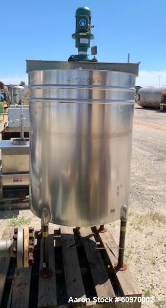 Used Groen 200 Gallon Mix Tank, Model MB-200, 304 Stainless Steel