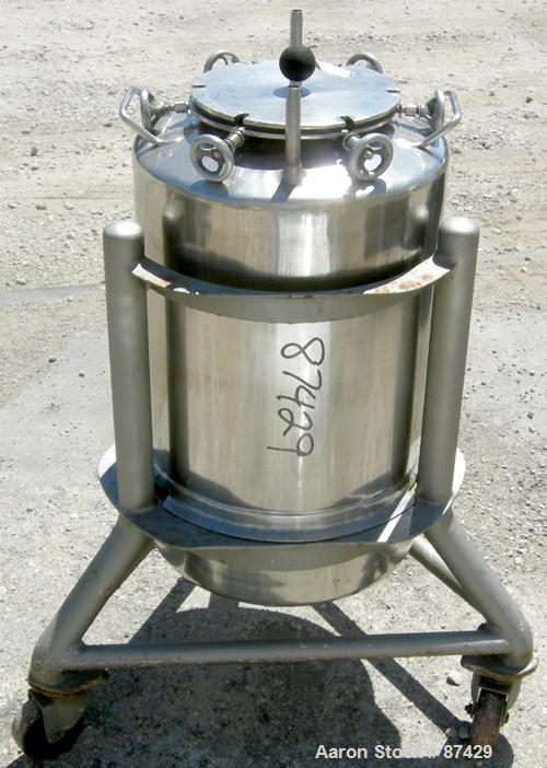 Used- Groen Tank, 18 Gallon, 316 Stainless Steel