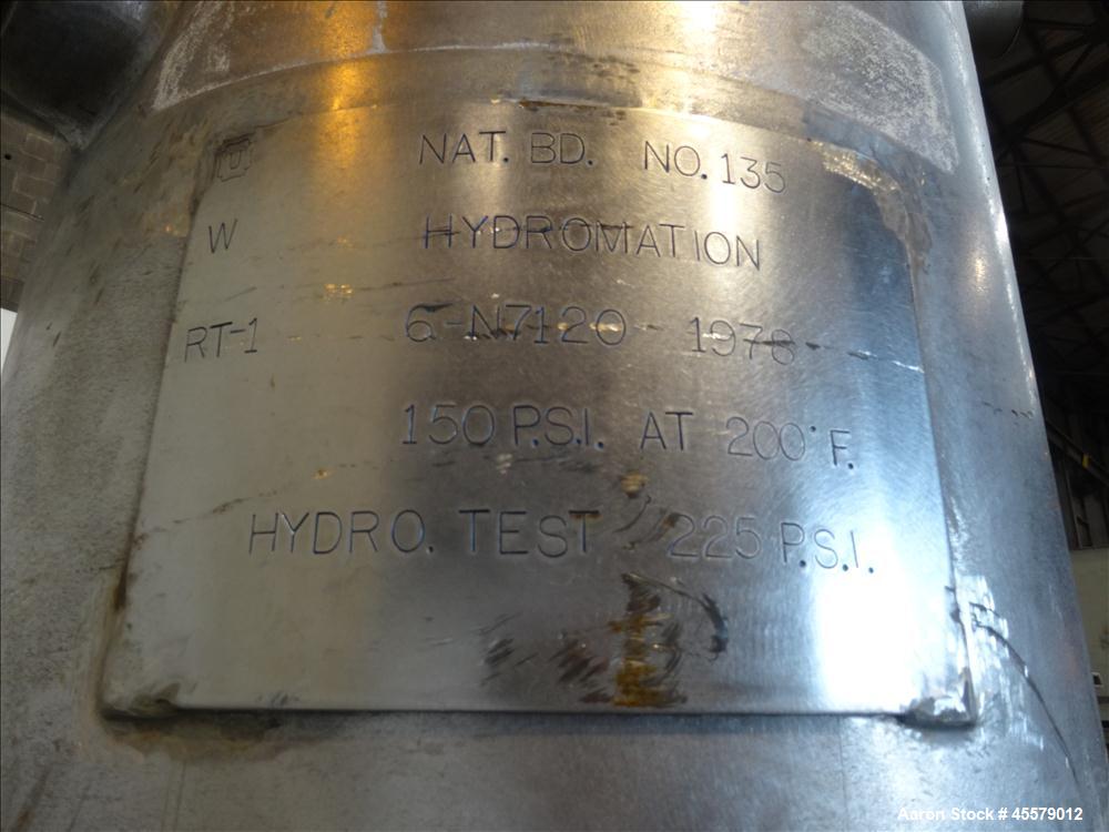 Unused- Hydromation Filter Pressure Tank, (Demineralizer)