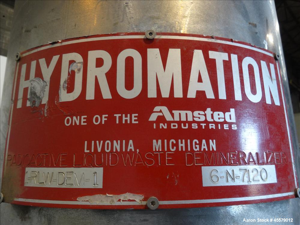 Unused- Hydromation Filter Pressure Tank, (Demineralizer)