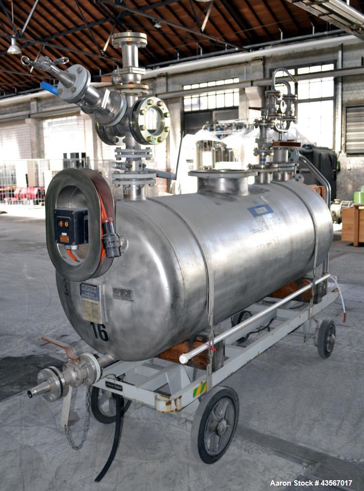 Used- Inox AG Mobile Pressure Tank, 1000 Liter (264.25 Gallon)