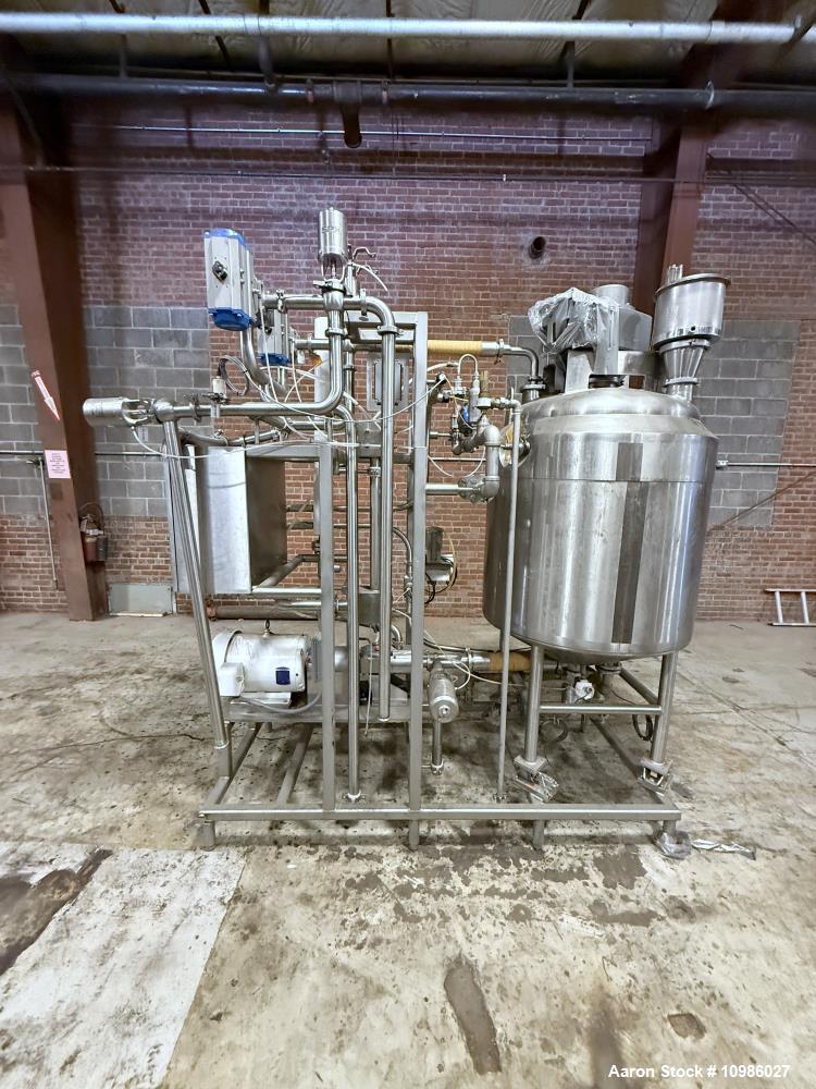 Used AB Process / JBT Mixing System | 200 Gallon Jacketed Skid-Mounted Mixer