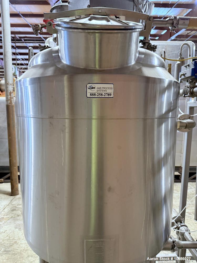 Used AB Process / JBT Mixing System | 200 Gallon Jacketed Skid-Mounted Mixer