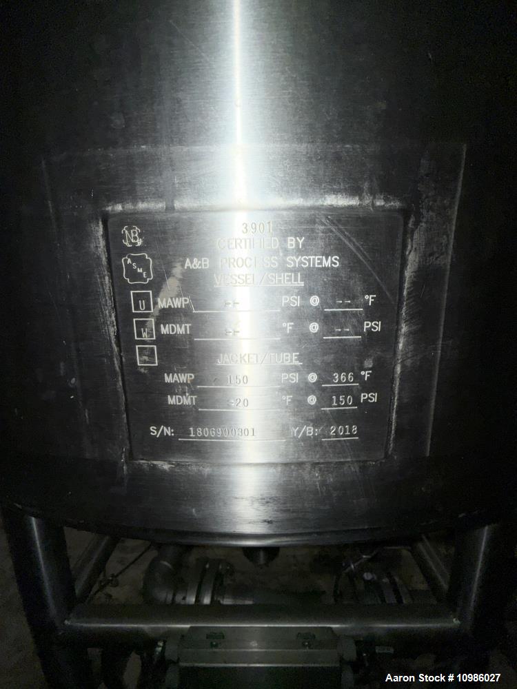 Used AB Process / JBT Mixing System | 200 Gallon Jacketed Skid-Mounted Mixer